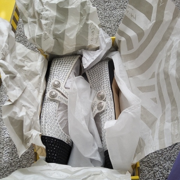 Circus NY Sam Edelman Mary Jane Flats with Rhinestones - Picture 2 of 3